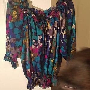 Multi color blouse